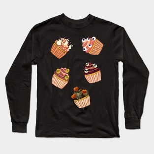 Halloween Cupcakes Long Sleeve T-Shirt